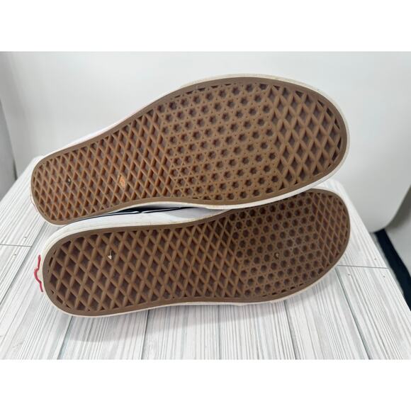 Vans Classic Mid Top Champion Sneakers Men's 13 Blue White Lace-Up Skate Shoes - Picture 10 of 10